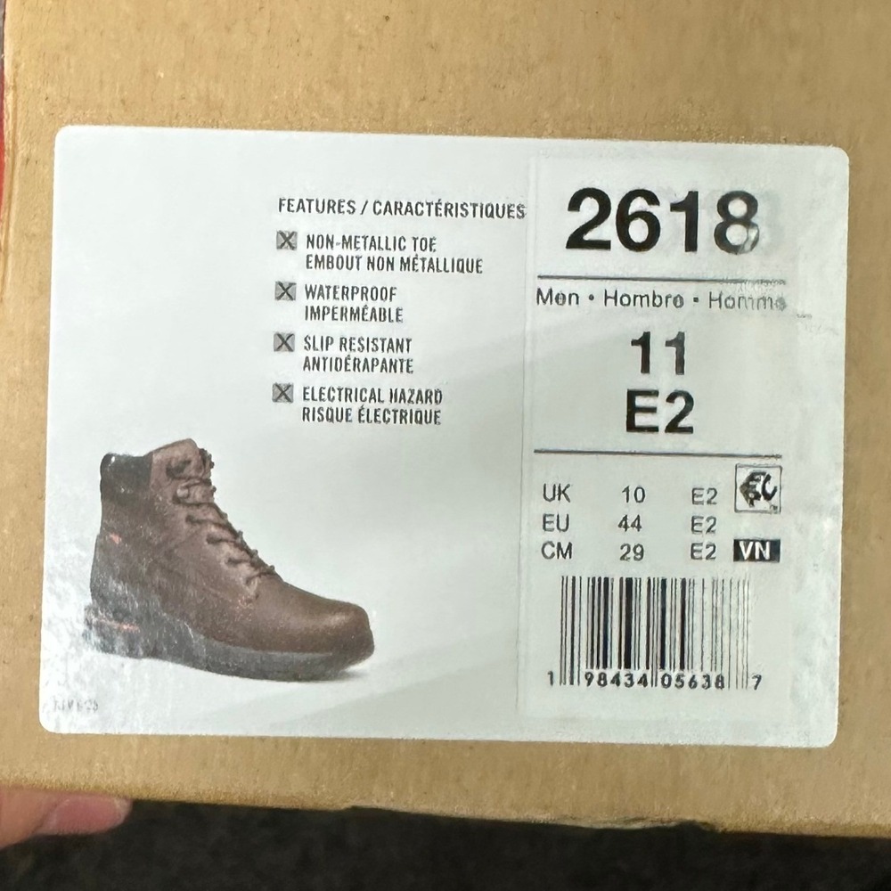 Red Wing IRONFLEX Mens Sz 11EE Waterproof Safety Toe Boots 2618 Extra Insoles - Picture 12 of 12
